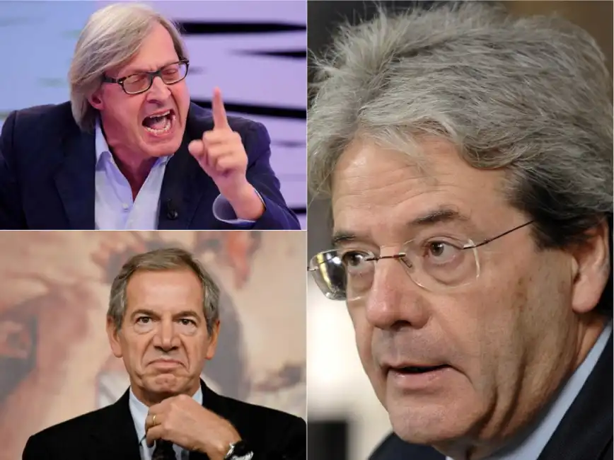 sgarbi bertolaso gentiloni