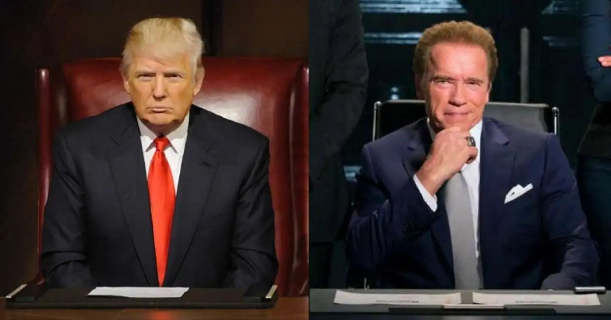 trump schwarzenegger the apprentice