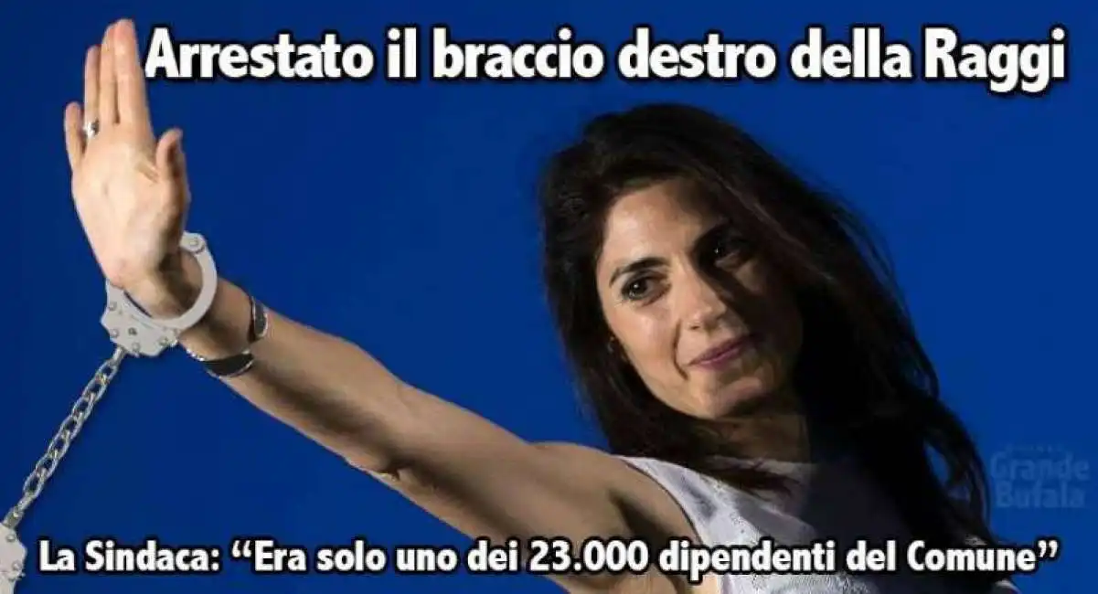 virginia raggi manette marra