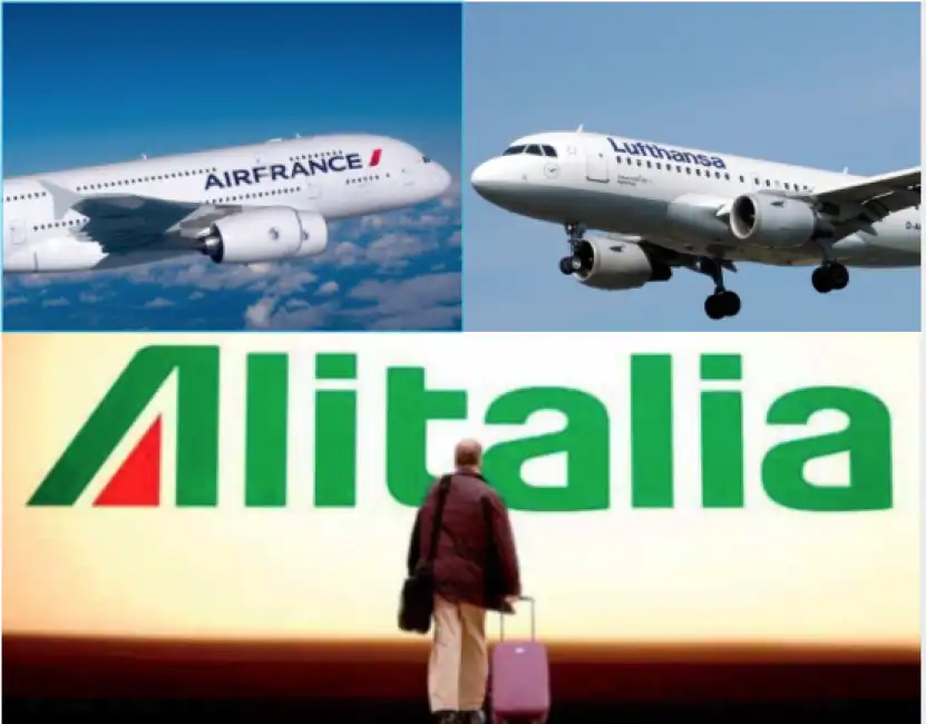 alitalia air france lufthansa