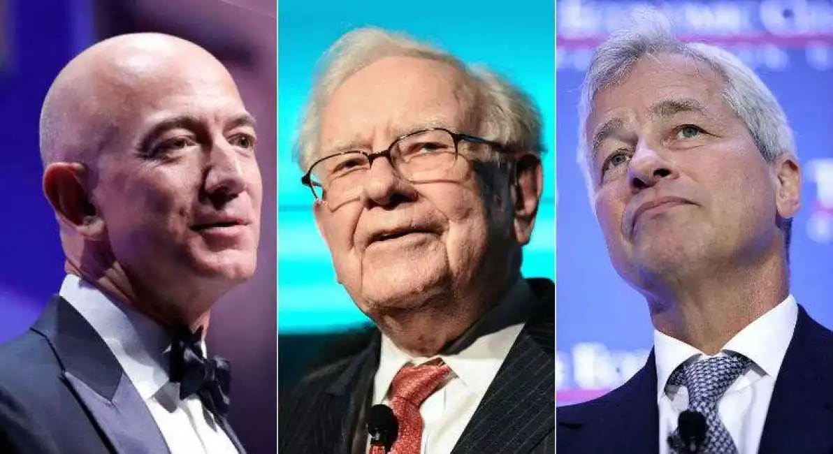 jeff bezos warren buffett jamie dimon