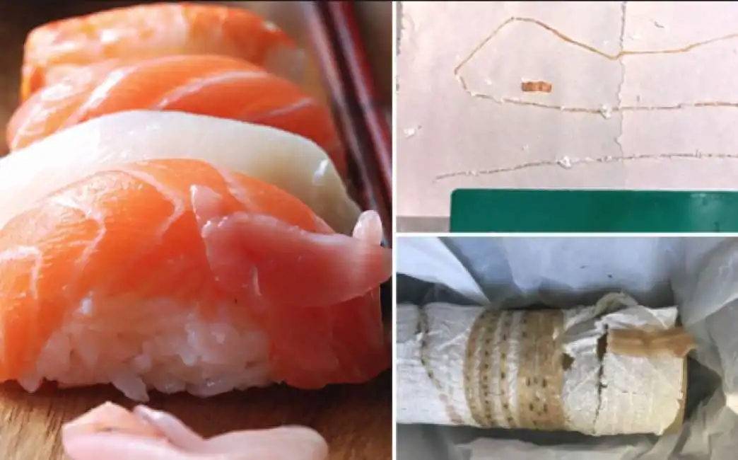 mangia sempre sushi e si ritrova un verme di due metri nell intestino