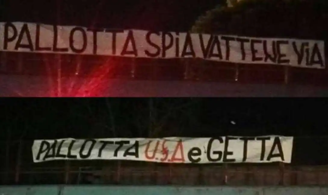 pallotta striscioni