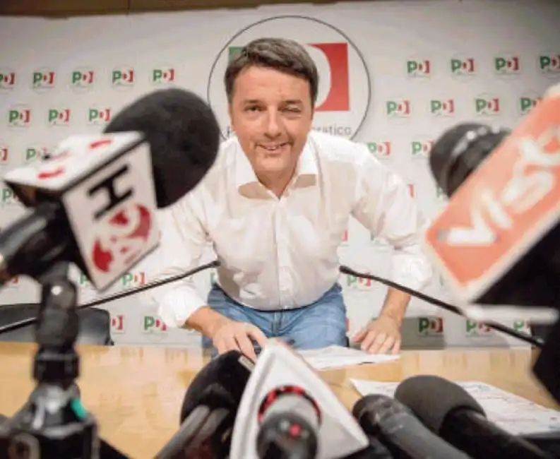 renzi occhiolino