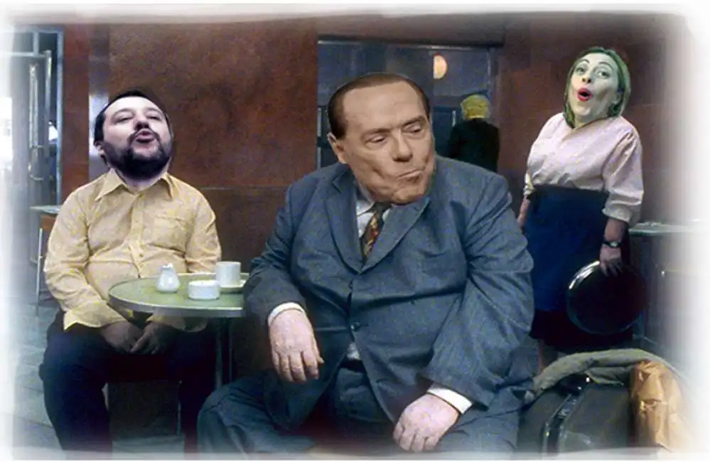 salvini meloni berlusconi