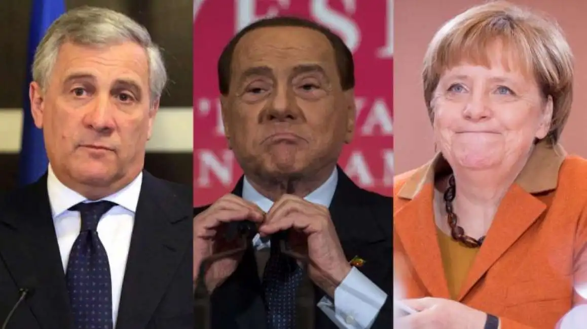 tajani merkel berlusconi