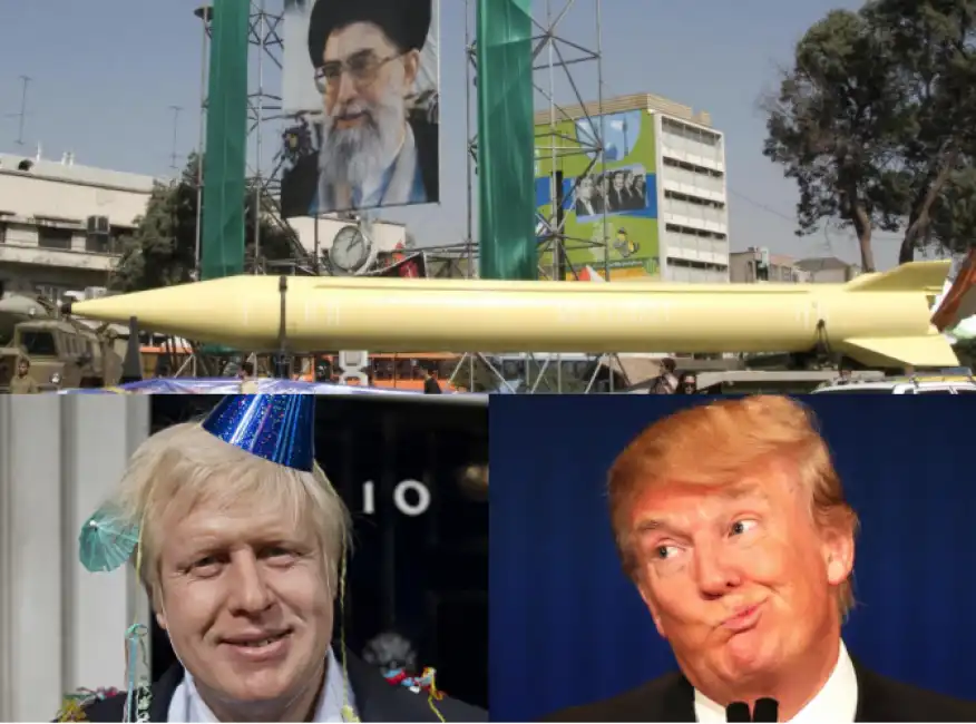 trump johnson nucleare iran