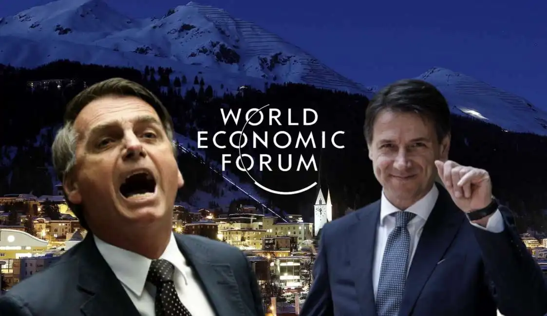 davos wef world economic forum conte bolsonaro