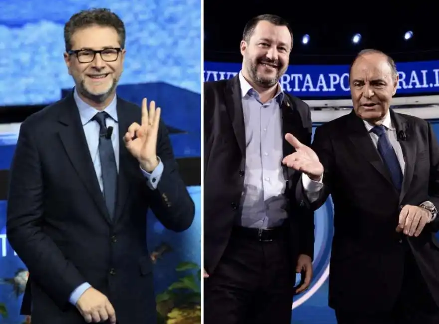 fabio fazio matteo salvini bruno vespa