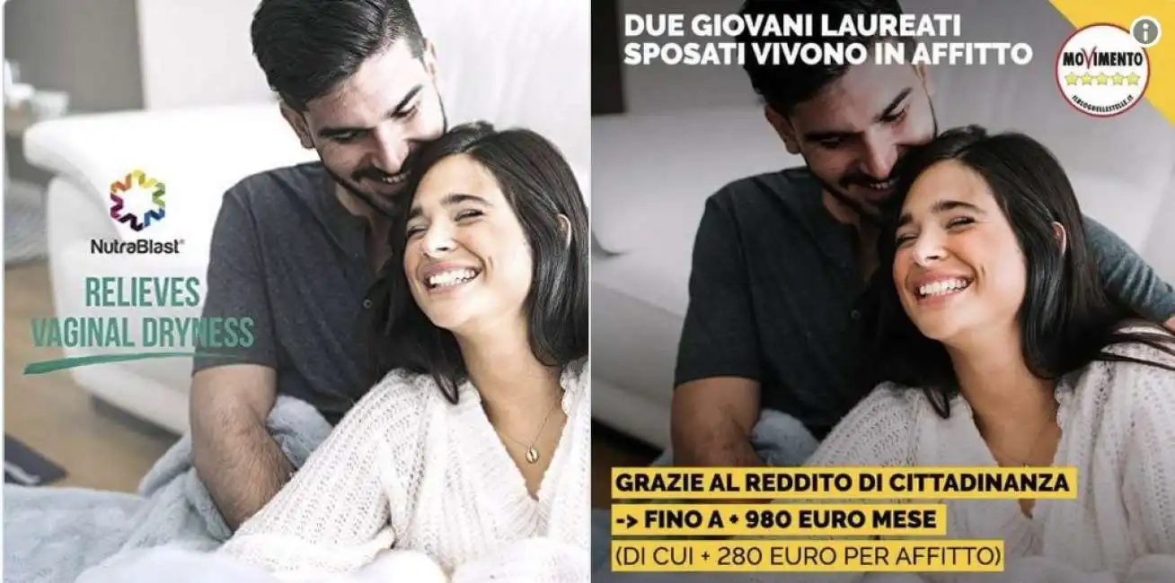 foto stock reddito di cittadinanza secchezza vaginale