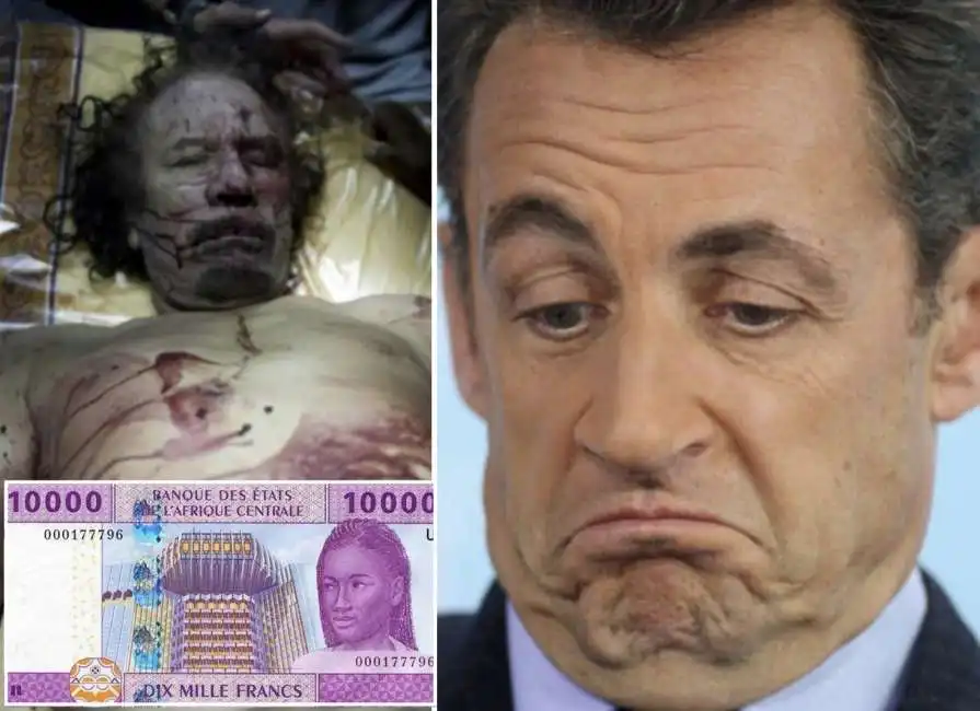 gheddafi sarkozy cfa franco coloniale