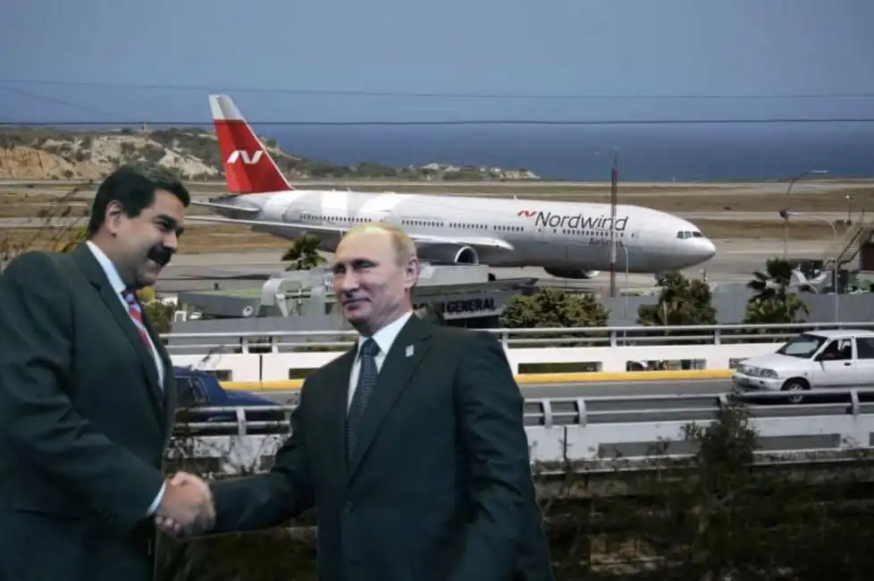 putin maduro aereo