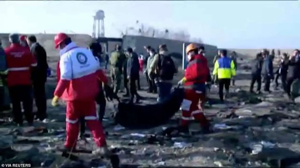 aereo ucraino precipita a teheran 6