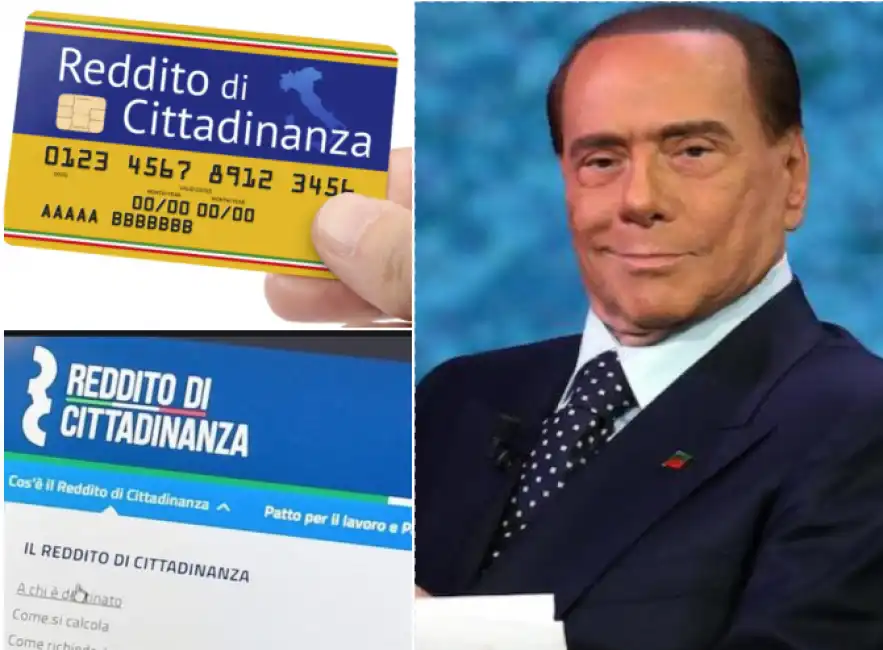 berlusconi reddito di cittadinanza