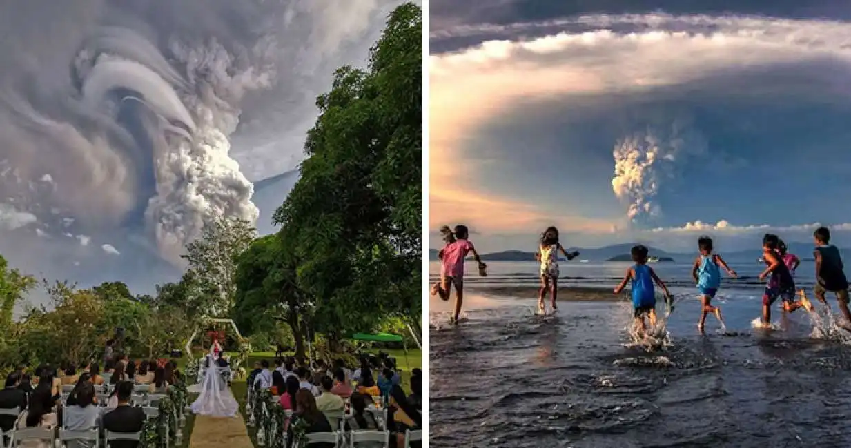 eruzione vulcano taal nelle filippine-2