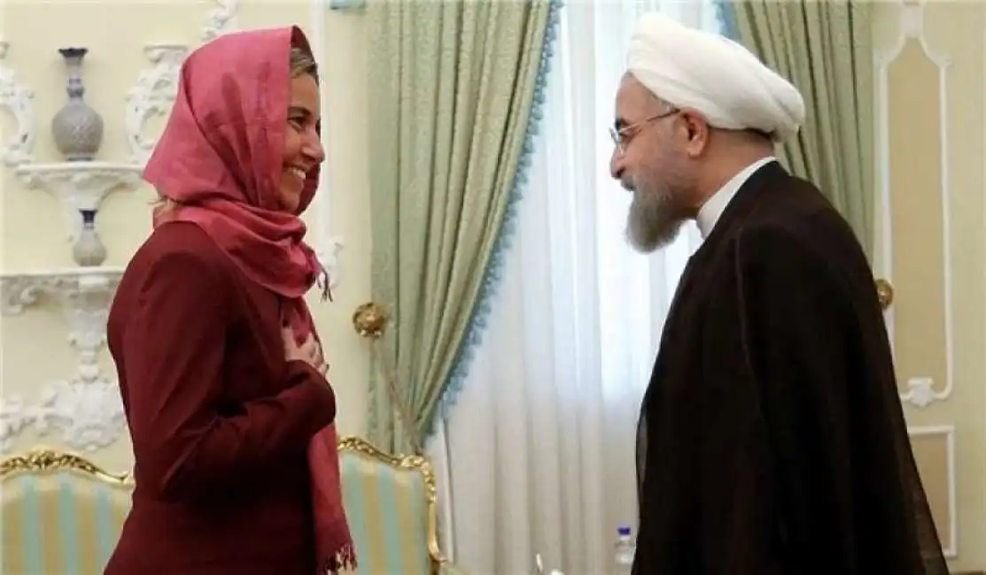 federica mogherini hassan rohani