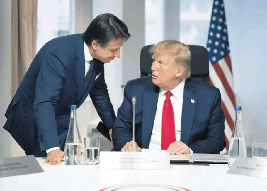 giuseppe conte e donald trump