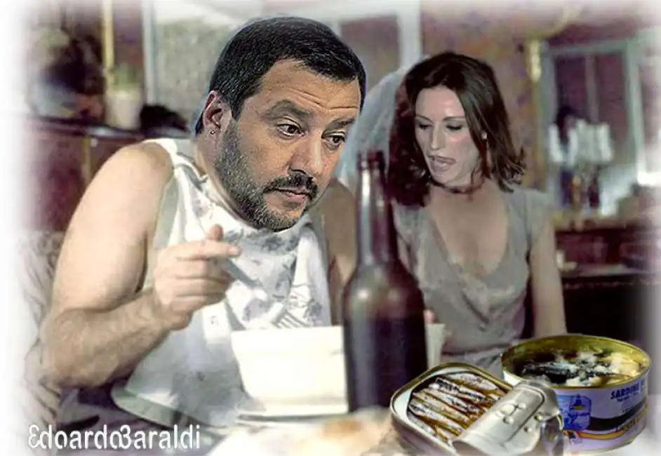 salvini borgonzoni sardine 