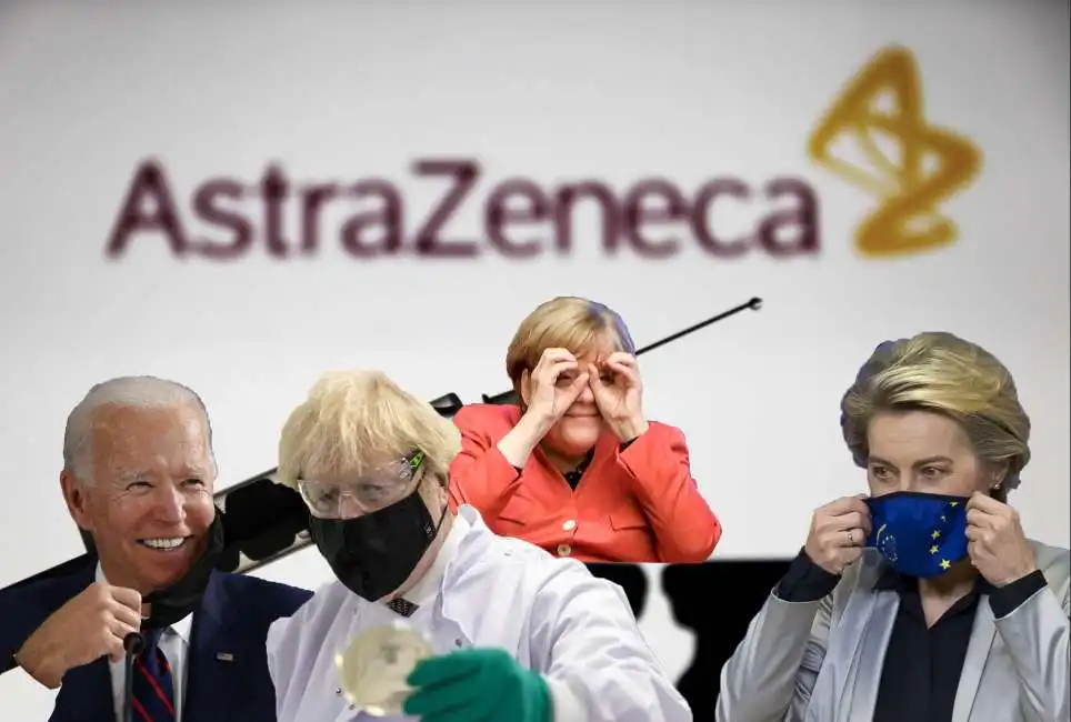 astrazeneca boris johnson joe biden angela merkel ursula von der leyen 