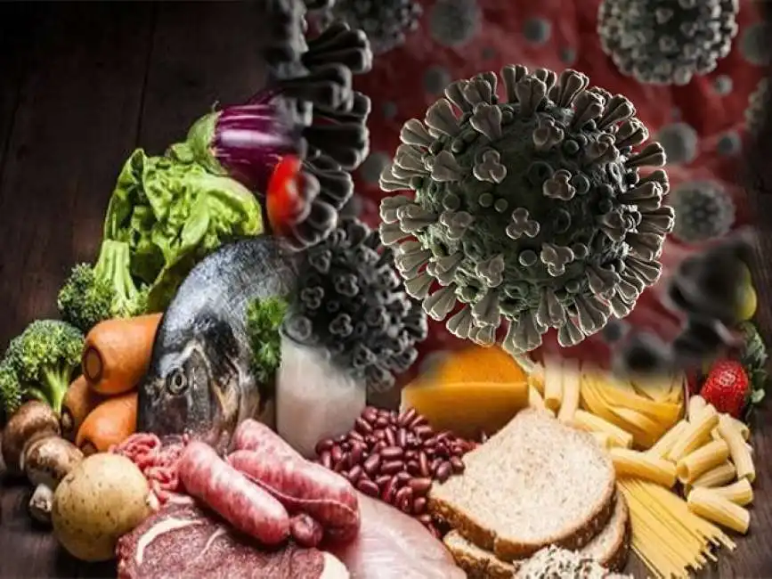 coronavirus alimentazione cibo