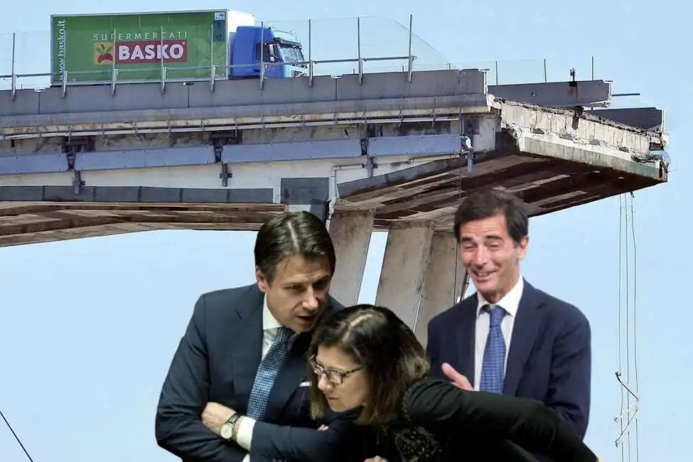 crollo ponte morandi paola de micheli giuseppe conte roberto chieppa