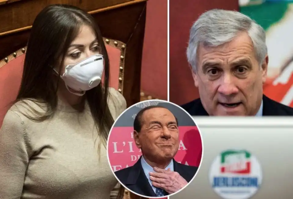 mariarosaria rossi antonio tajani silvio berlusconi