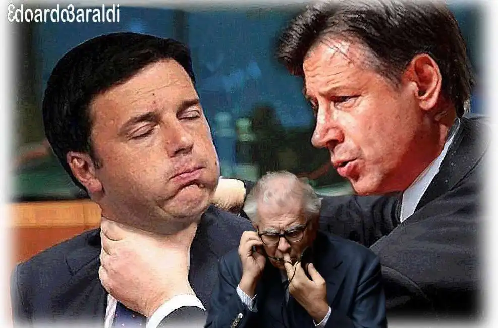 matteo renzi giuseppe conte luigi zanda