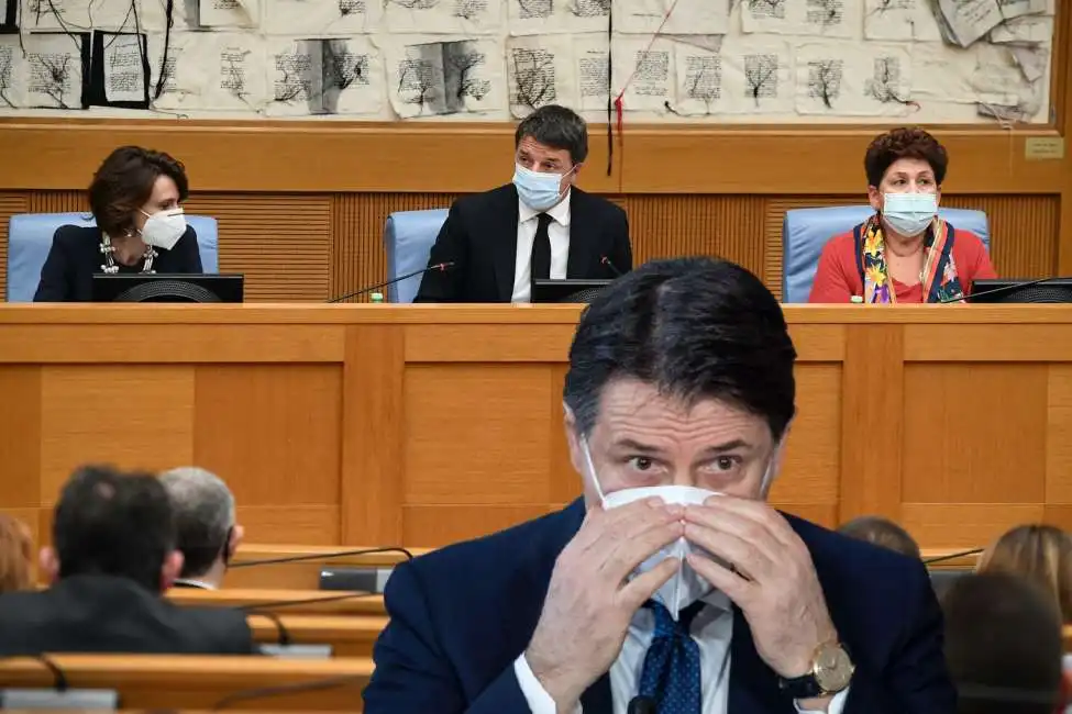 matteo renzi teresa bellanova elena bonetti giuseppe conte