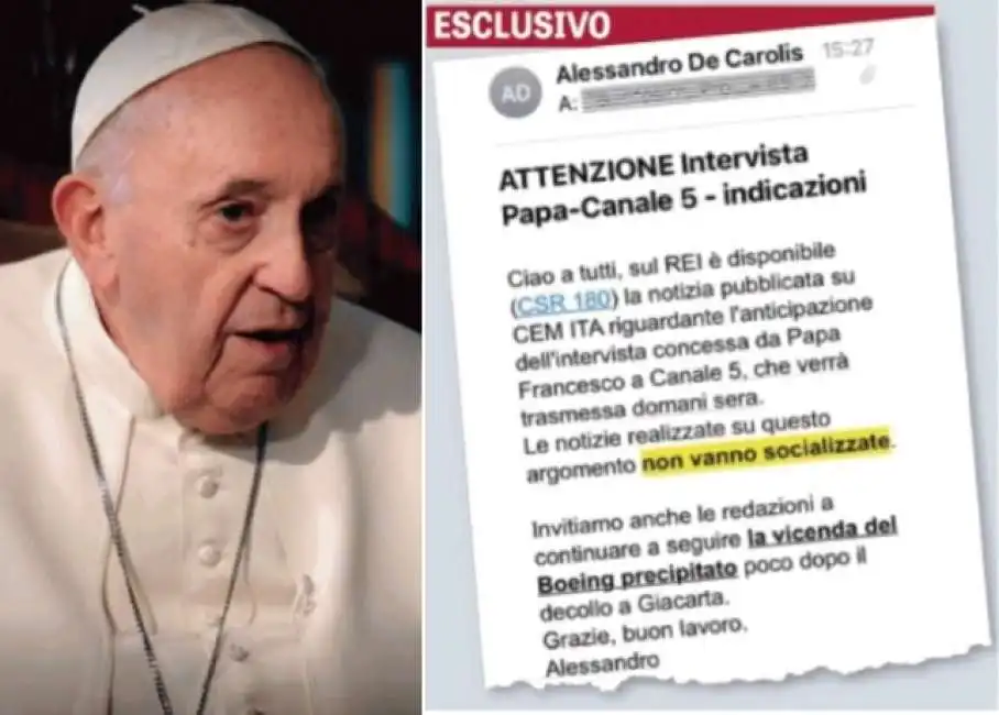 papa bergoglio censura media vaticani