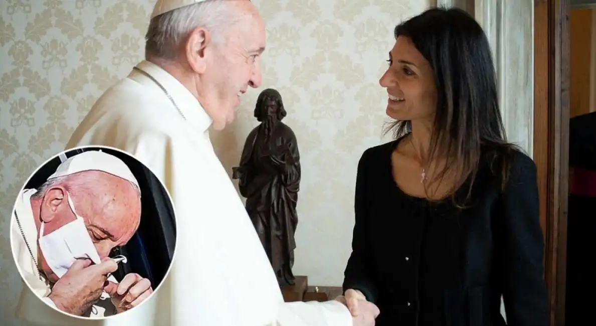 papa francesco virginia raggi bergoglio