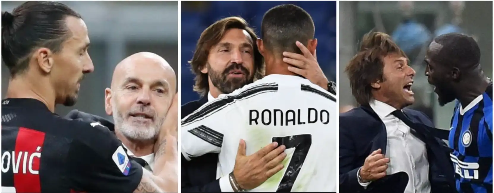 pioli ibra conte lukaku pirlo cr7