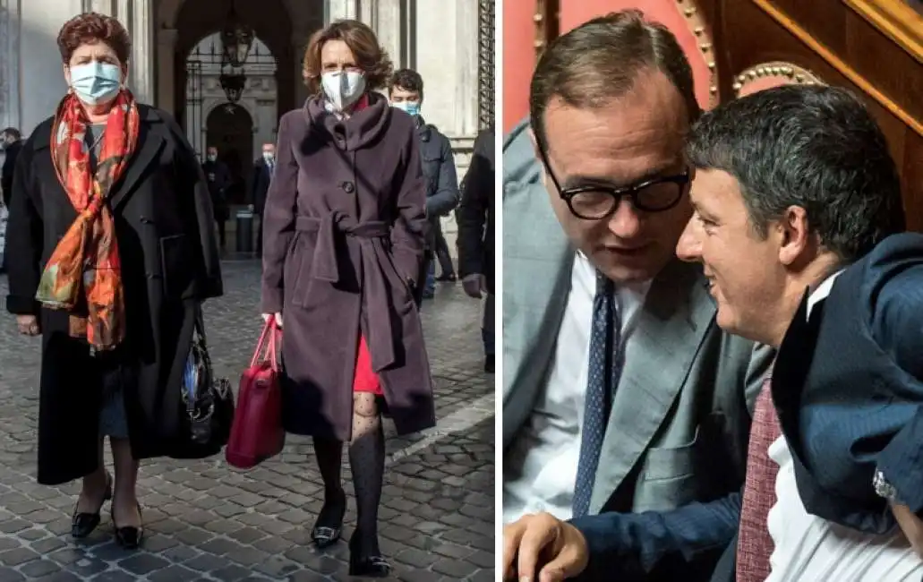 teresa bellanova elena bonetti matteo renzi tommaso cerno