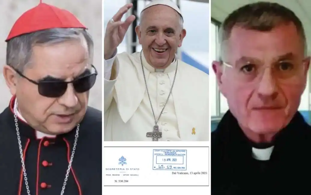 angelo becciu alberto perlasca papa francesco bergoglio 