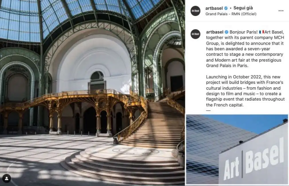 art basel conquista il grand palais di parigi 