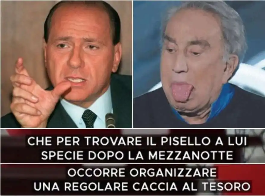 berlusconi emilio fede pisello