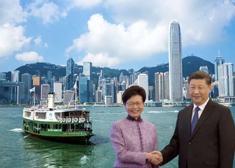 carrie lam xi jinping hong kong 