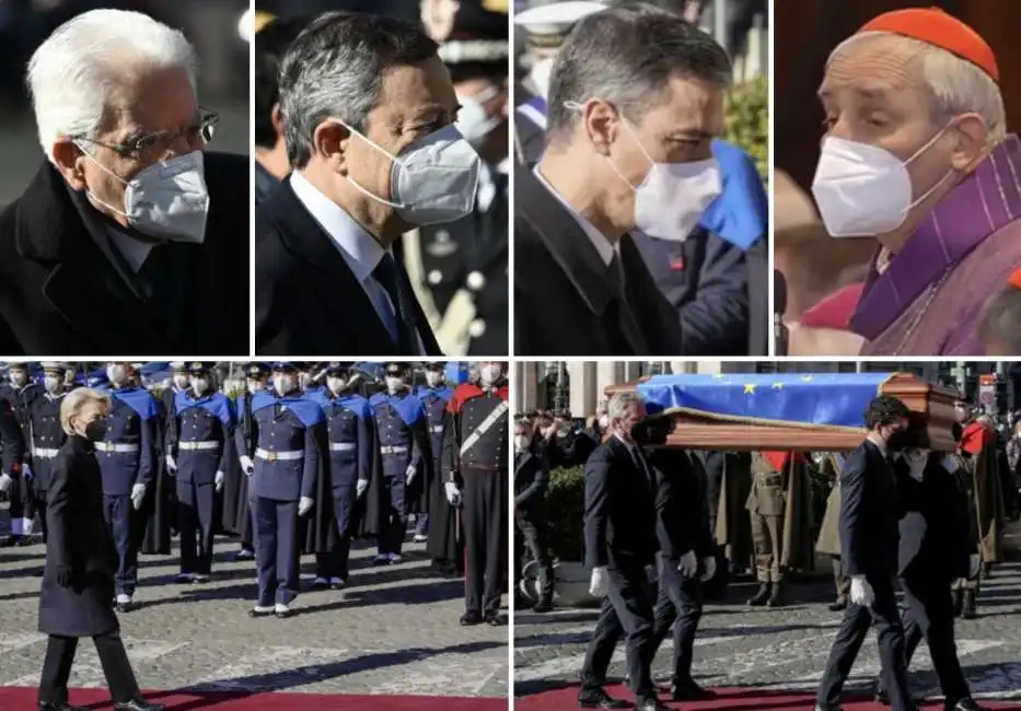 funerale david sassoli ursula von der leyen mario draghi sergio mattarella pedro sanchez zuppi