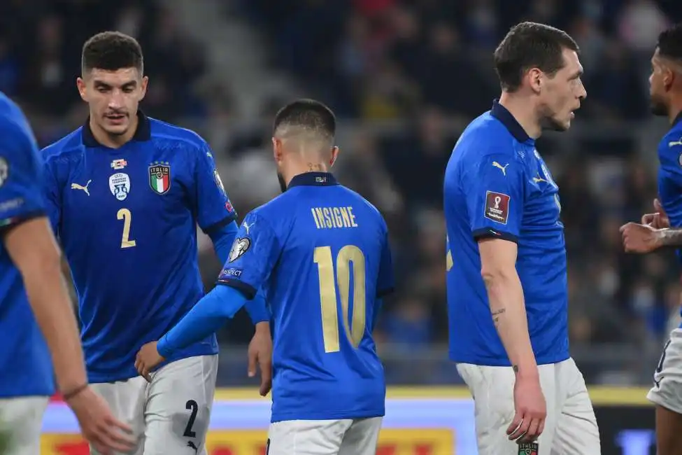 giocatori della nazionale contro la svizzera 4