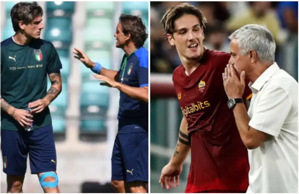 mancini mourinho zaniolo