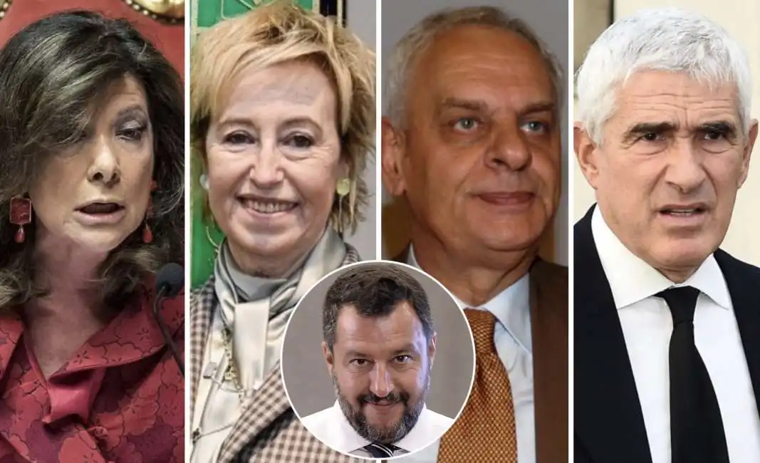 maria elisabetta alberti casellati letizia moratti matteo salvini marcello pera pierferdinando casini 