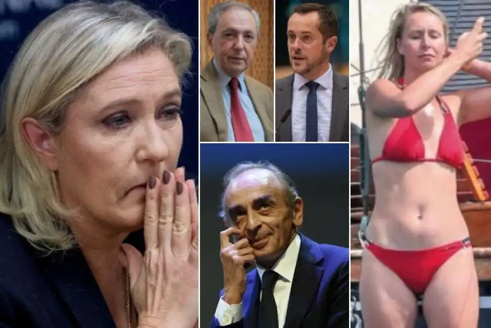 marine marion marechal le pen eric zemmour bruno megret, l'eurodeputato nicolas bay