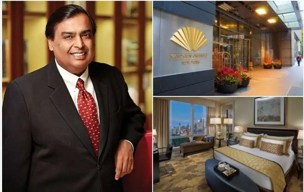 mukesh ambani hotel mandarin oriental 