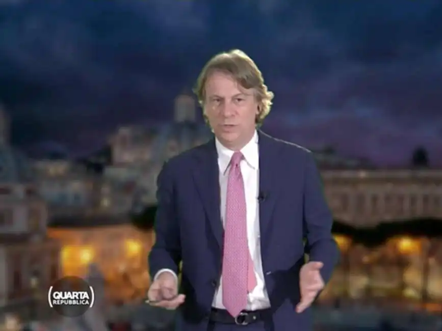 nicola porro conduce quarta repubblica da casa