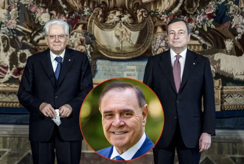 sergio mattarella clemente mastella mario draghi 