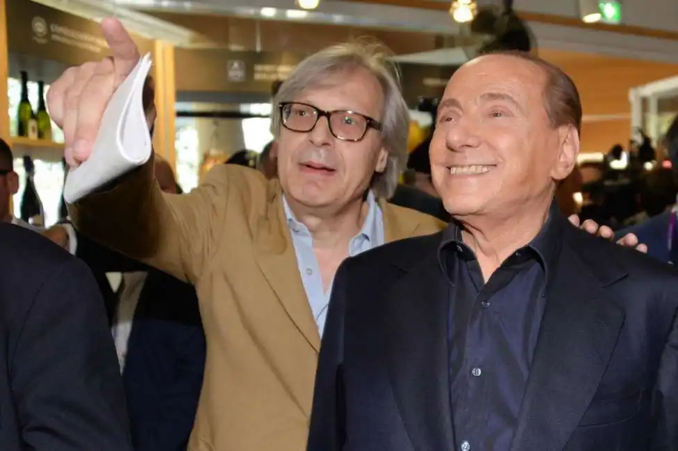 vittorio sgarbi e silvio berlusconi 5