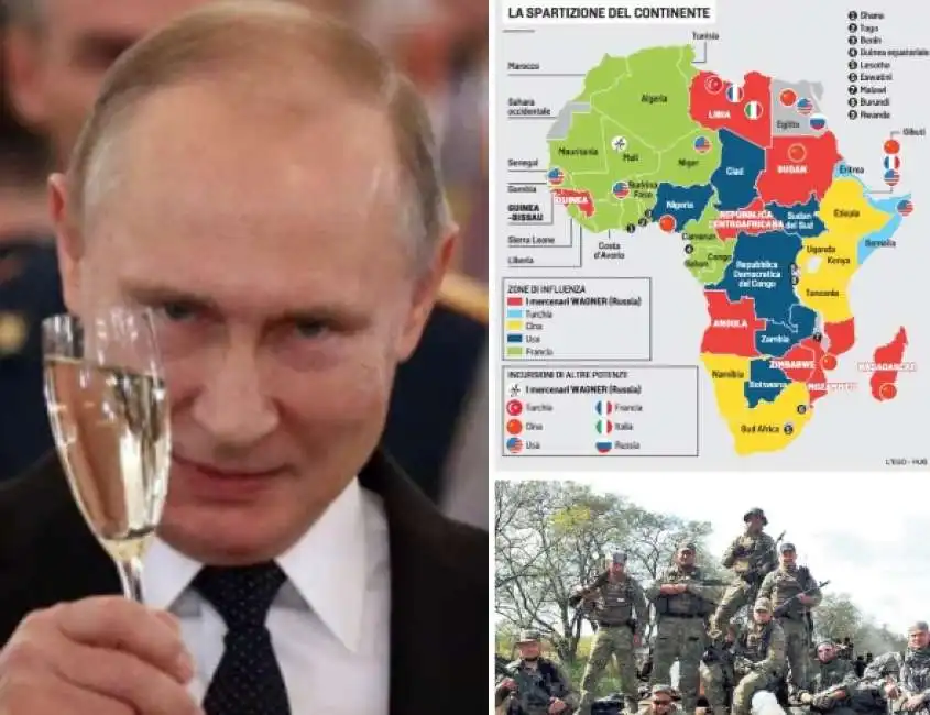 vladimir putin africa cina wagner soldati mercenari