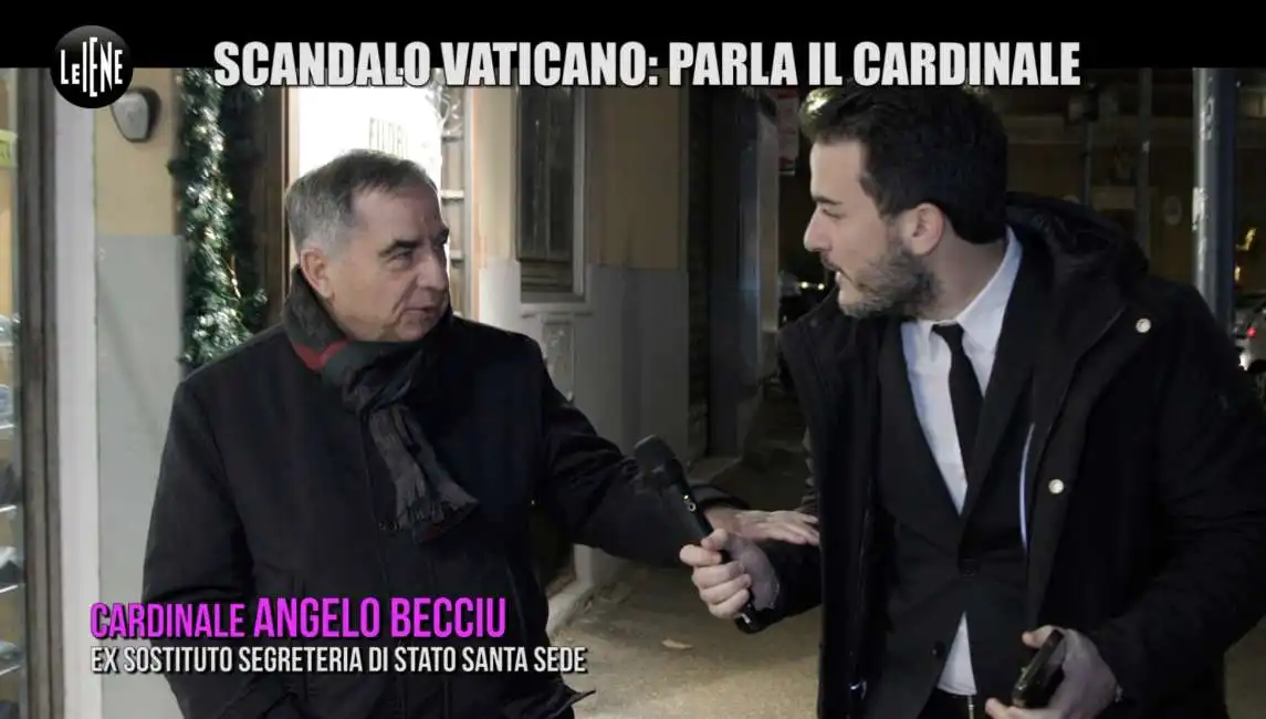 angelo becciu intervistato da antonino monteleone - le iene