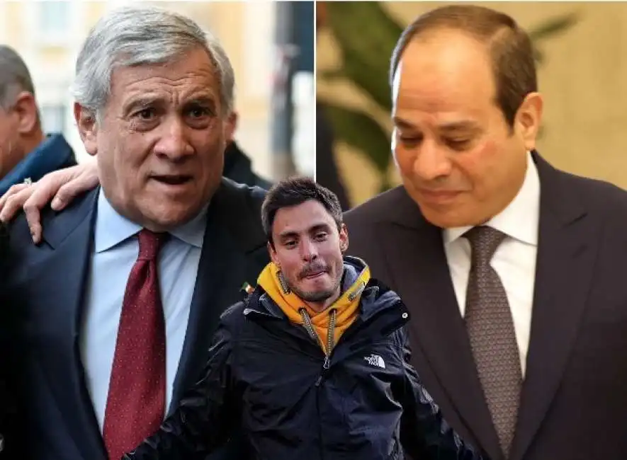 antonio tajani giulio regeni al sisi 