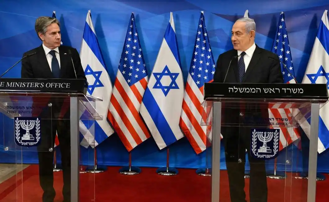 benjamin netanyahu e antony blinken