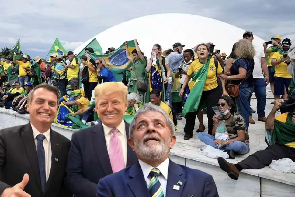 brasile assalto congresso donald trump lula jair bolsonaro 